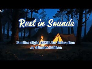 Bonfire Night ASMR for Relaxation | 10 Minutes Edition | RestInSounds