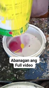 Dark pink color quick dry enamel #darkpink #color #white #yellow #fbreelsvideo #paintmixingcolor | Roger Ursal Verano