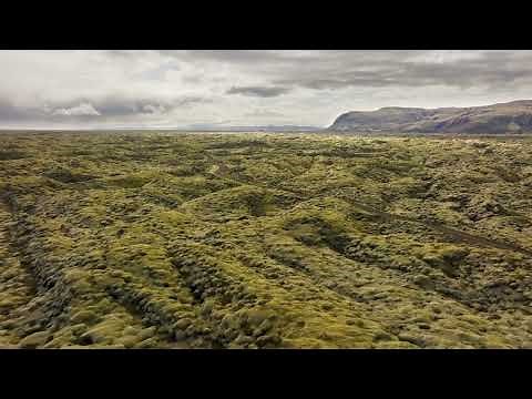 Iceland's Mossy Lava Fields // Drone 4k