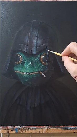 Clearly embarrassed as we can see his little front teeth are sticking out. a clear sign of his shame