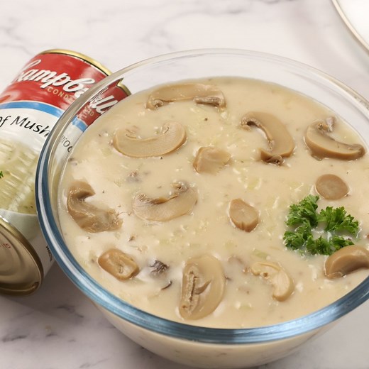 38K views · 35 reactions | How to make creamy at tasty Potato Mushroom Soup. This Soup Recipe is one of the Easiest Soup recipe we made. This recipe is made of Cream of Mushroom, minced potato, sugar, pork cubes, water, seasoning and white pepper. Ingredients: 290 grams Cream of mushroom 1 Piece Potato 1/2 Tablespoon Sugar 1/2 Pork Cubes 1 Can Water (Using campbells's Can) Magic Sarap (optional) White pepper #mushroomsoup #potatomushroomsoup #mushroomsouprecipe | FriendCheap Menu | Facebook