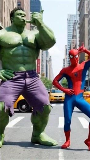 Hulk × Spidey Dance Collab 😎🔥 | Viral AI Superhero Dance That Broke the Internet #hulk #spidey