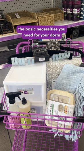 5.4K views · 34 reactions | step 1: stock up on dorm essentials at pOpshelf step 2: decorate your dream room ️ #backtoschool #dorm #dormessentials #cleaning #organizing #interiordesign #popshelf #dormdecor | pOpshelf | Facebook