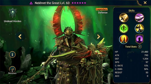 Nekhret the Great - HellHades - Raid Shadow Legends
