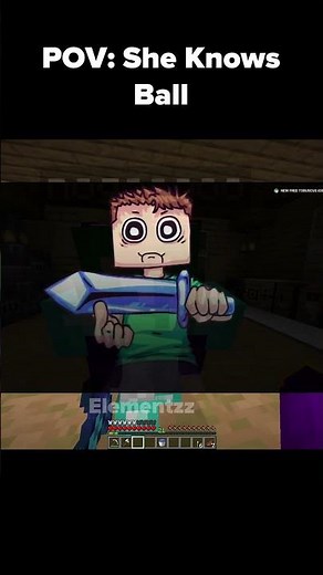 Minecraft Diamond Sword Moment