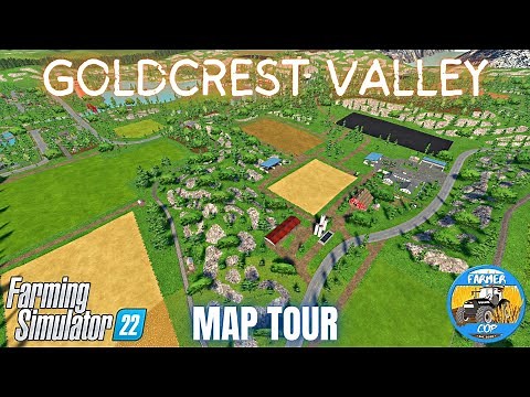 GOLDCREST VALLEY - Map Tour - Farming Simulator 22