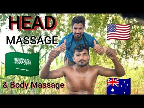 Relaxing ASMR Head & Body Massage | Young Boys Relaxation Therapy