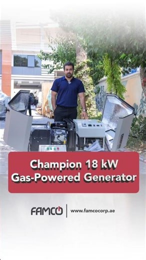 Low-noise, Fuel-efficient, and Powerful 18 kW Generator
