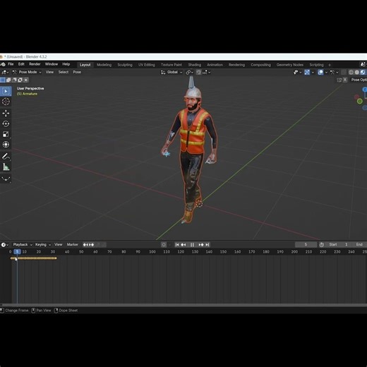 How to convert any Mixamo animation to "In-Place" animation in Blender