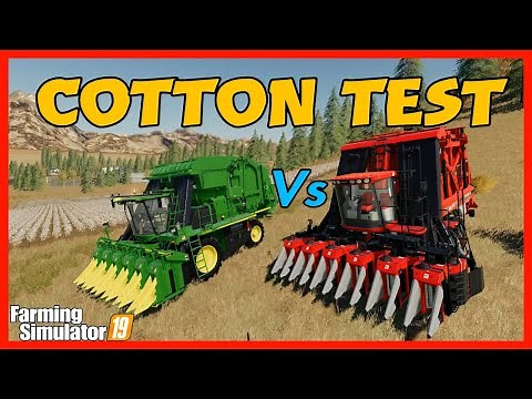 John deere CP690 & Case Module fs19 Cotton Test farming simulator 19