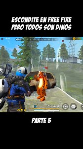 POLICIA vs LADRONES PERO TODOS SON DINOS en FREE FIRE! 😂 *gracioso* MOMENTOS GRACIOSOS FREE FIRE parte 5 #freefire #alexgo | AlexGo