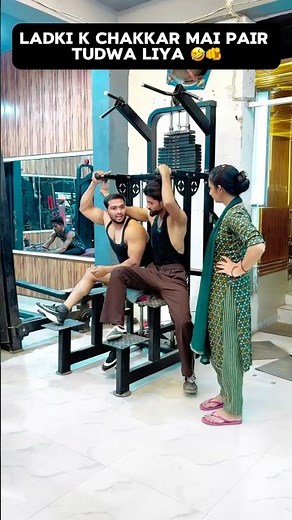 Ladki nai apne trainer ko he marwa diya 😯🫵 #viralvideo #funny #yutubeshorts #reactionvideo