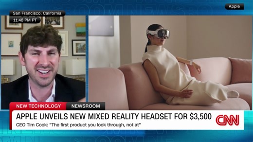Apple unveils new mixed reality headset for $3,500 | CNN Business