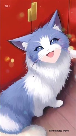 A cat changes into anime character 😺 #cat #viral #cuteanimal #shorts #shortsfeed