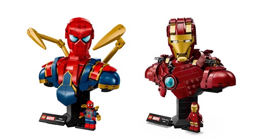 Iron Man and Spider-Man to launch LEGO’s Marvel Mini Bust Collection