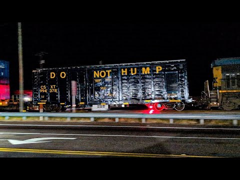 CSX 701 Leads I045 Through Dover w/ A VERY Shiny Geometry Boxcar Trailing!
