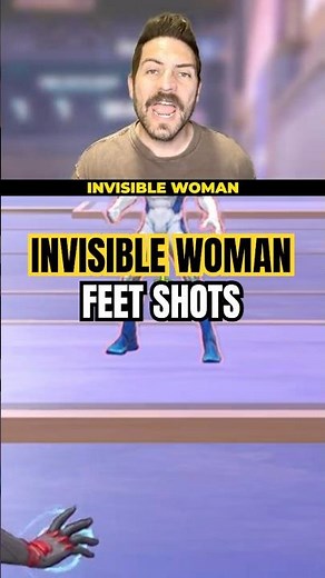 Invisible Woman Feet Shots