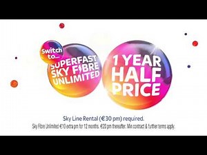 Sky Fibre advert with Joy from Inside Out (Ireland)