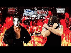 TNA INVASION PACK 2.0 Matches #3 - Sting Vs Abyss - Backstage BRAWL!