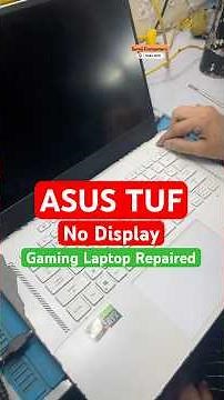 ASUS TUF Laptop No Display Problem Fixed | BIOS Chip Reflash #shorts