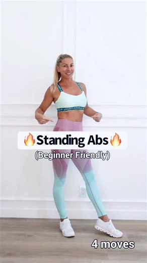 1.5K views · 1.2K reactions | ✨ Standing abs for beginners ✨ ⏱️ each...