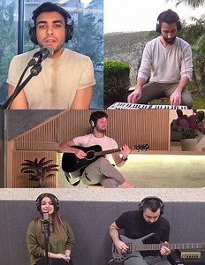 14K views · 1.5K reactions | Performing a long-distance acoustic version of “Baddi Yak” with the gorgeous Stephanie Fikany, who is no other than Gio’s sister. Stephanie's voice is featured on the original track in our “12 Sa3a” album, available on https://www.youtube.com/watch?v=YjNumyODCsU | Adonis | Facebook