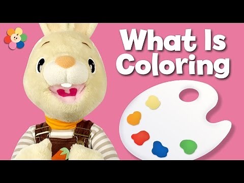 What is it? COLORING | Harry the Bunny | BabyFirstTV