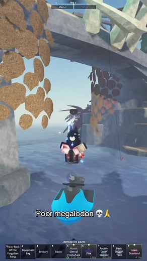 Ahh megalodon #roblox #robloxfisch #fisch #fischroblox #robloxgame #robloxfyp #fpy #foryou