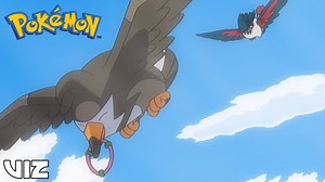 Ash's Staravia and Paul's Honchkrow face off in the final round of the Squallville PokéRinger competition! Who will take the win?! Order Pokémon The Series: Diamond and Pearl Galactic Battles Complete Season on DVD: https://bit.ly/2E2PAxR | VIZ Media