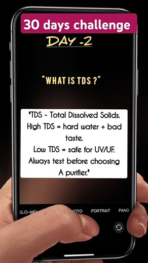 What is TDS? Explained in 10 seconds 💧 #tds #watertesting #educationalshorts #waterpurification