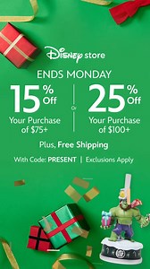 Now presenting great savings! Select Styles. Exclusions Apply. | Disney Store