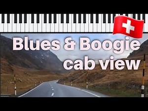 Blues & Boogie Cab View over the Julier Pass 🇨🇭 piano by Nico Brina - start in St. Moritz