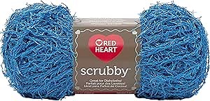 RED HEART Scrubby Yarn, Ocean