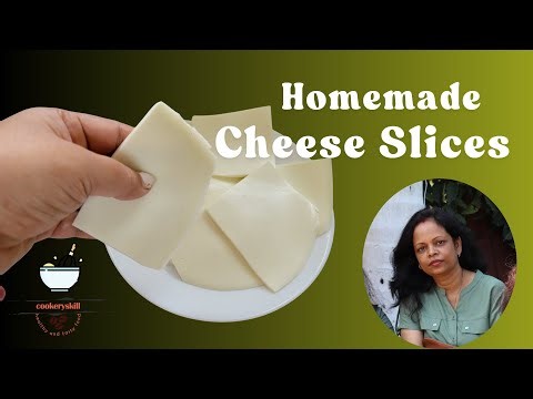 Homemade Cheese Slice Recipe | How to make cheese slices at home | Homemade cheese slices #recipe