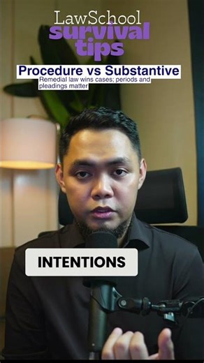 Substance vs. Procedure: Why Winning Cases Means Mastering the Rules! #shorts