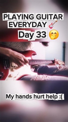 Day 33 of playing guitare everydayyyy #guitar #music #guitarcover