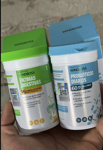 Mejora tu digestión con enzimas y probióticos WindBoss