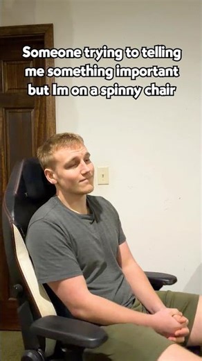 Spinny chair is peak