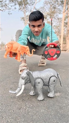 remote control small elephant and big elephant unboxing 😊