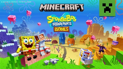 Minecraft x SpongeBob SquarePants Biomes DLC now available