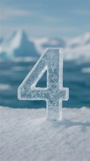 Arctic Timer – Frozen Seconds #countdown #viralshorts #ice