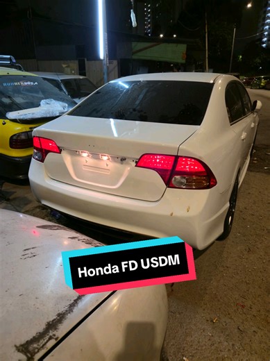 Modifikasi Honda FD dengan Lampu USDM