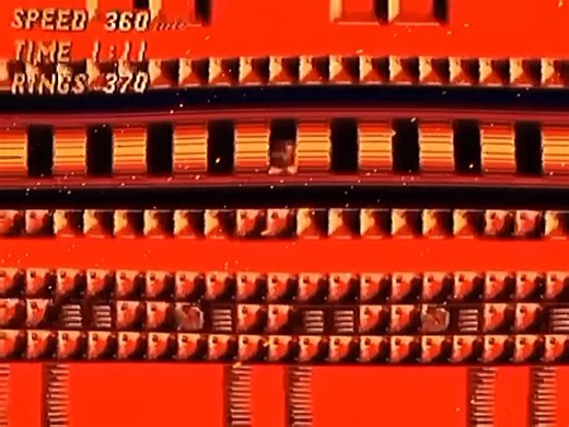 Sonic running for his life