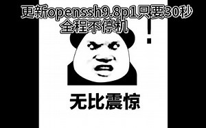 30秒完成openssh离线更新，再也不用编译安装了
