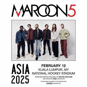Maroon 5 is officially coming back to KL in February 2025