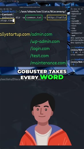 Hack Web Servers FAST with Gobuster! (Directory Scanning Explained) #shorts