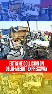 14K views · 49 reactions | Several Vehicles Collide Due To Dense Fog On Delhi-Meerut Expressway | Many Injured . . . . . #DelhiMeerutExpressway #Expressway #fog #DenseFog #accidentnews #pileup #caraccident #RepublicWorld | Republic | Facebook