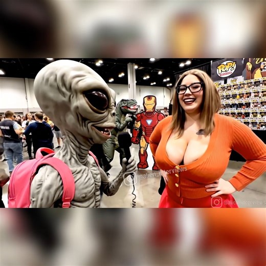 Alien Interviews on Instagram: "Alien Interviews Comic-con #alien #sdcomiccon #veo3 #aliens #aliensighting"