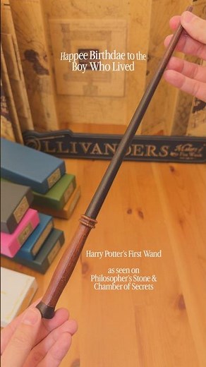 The evolution of Harry Potter’s wand from Philosopher’s Stone to Cursed Child #harrypotter #wands