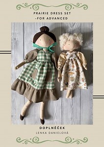 PDF Pattern Prairie Dress Set, for Classic and Big Doll - Etsy